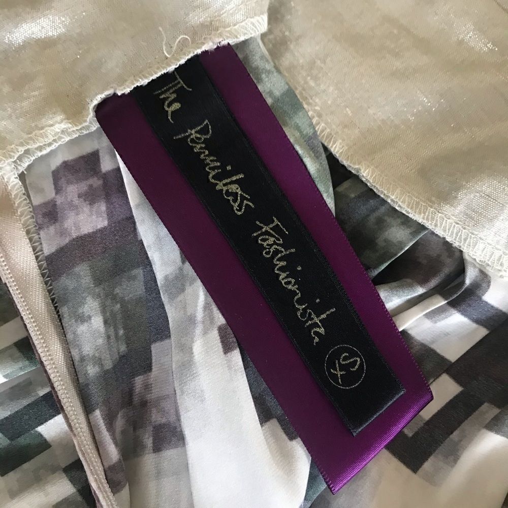 The Penniless Fashionista Silk Mini Dress - Picture 7 of 10